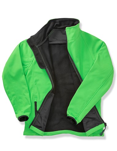 RES-R231F-Womens Printable Softshell Jacket with Recycled Fleece Inner